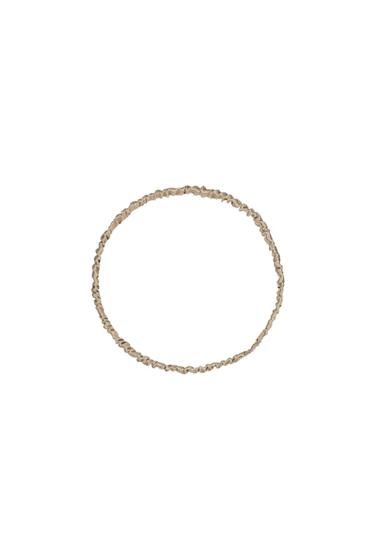 Jedwabna opaska do włosów - Clara Złota