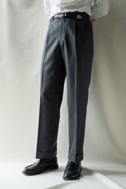 Szare spodnie flanelowe - Parma