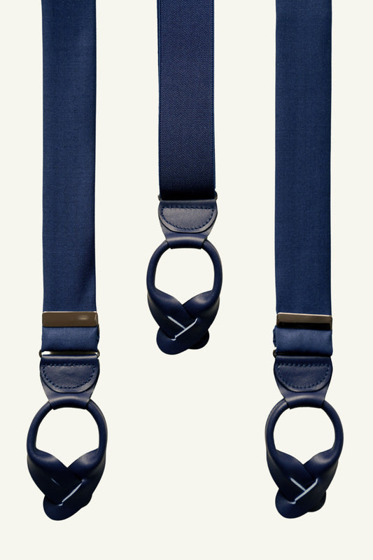 Granatowe Szelki z Wełny #2