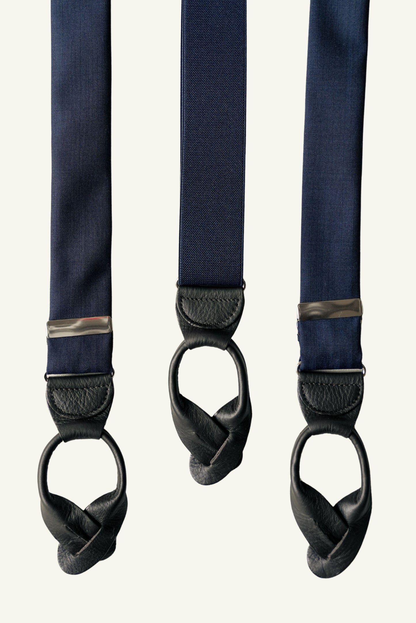 Granatowe Szelki z Wełny