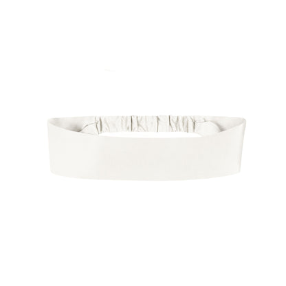 Jedwabna opaska na głowę-  Julia ecru