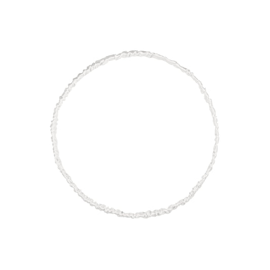 Jedwabna opaska do włosów - Clara ecru